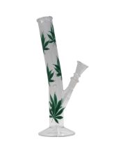 Multi Leaf Hangover Glass Bong 26cm-32mm