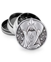 Metal Grinder Silver 420 Girl 50mm 4 parts