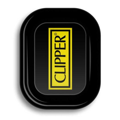 Metal Rolling Tray Clipper® Logo Black