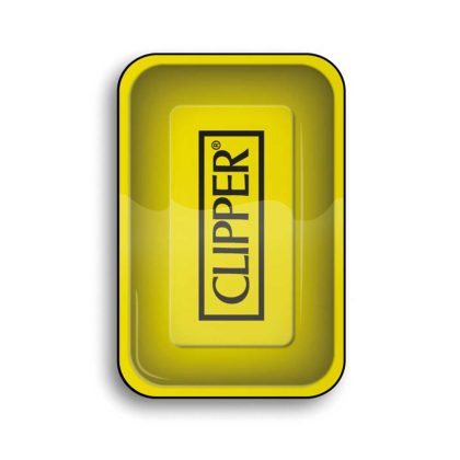 Metal Rolling Tray Clipper® Logo Yellow