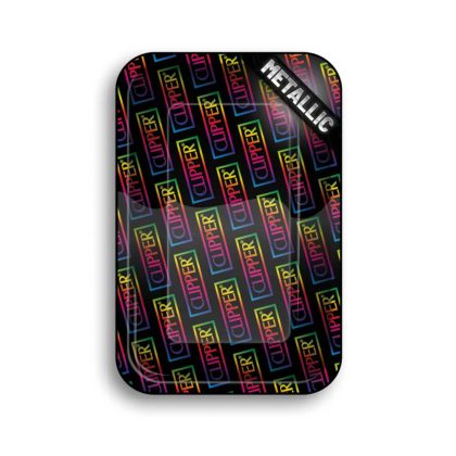 Metal Rolling Tray Clipper® logo Rainbow