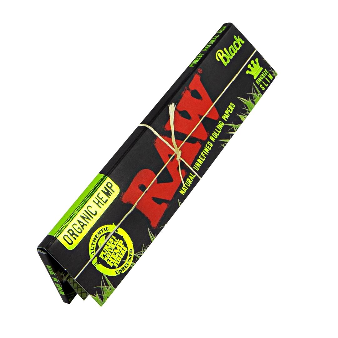 Raw Black Organic Hemp Kingsize Slim